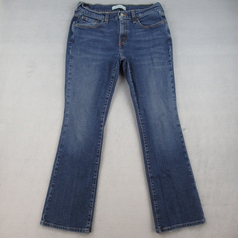 Levi 515 Bootcut Jeans Womens 8M Blue Denim Mid Rise Stretch
